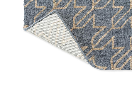 Ted Baker Houndstooth Washed Blue rug 455708
