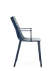 H.H.H. Graphic Impression Chair Blue Ink-Ochre