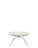 Blast Square Table Yellow/Chrome