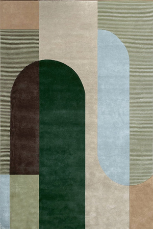 Serge Lesage Ombres Emerald carpet