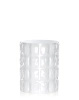 Matelasse' White Vase