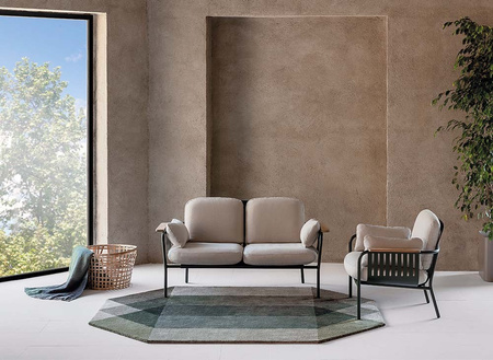 Gan Diamond Wool Green-Grey Carpet