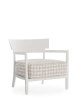  Cara Mat Armchair White Beige