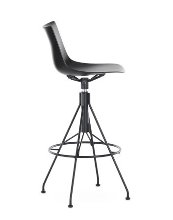 C.Koya Basic Veneer Hocker Black Wood Black FSC™