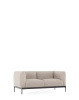 Asia Two-Seater Sofa (Cotone Plain) Beige