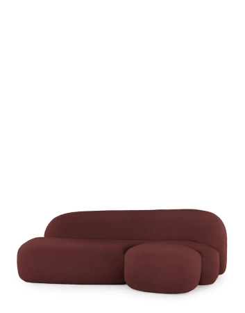 Aaland Sofa (Gorgone) Maroon