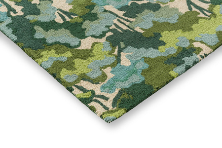 Harlequin Tree Trops Green Carpet 443807