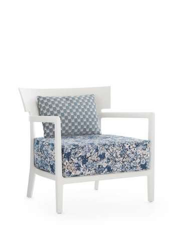 Cara Outdoor Liberty Artemis Armchair White Blue
