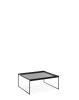 Trays 80 cm x 80 cm Stolik Czarny