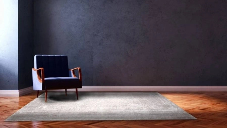 Louis de Poortere Mad Men White Plains rug 8929