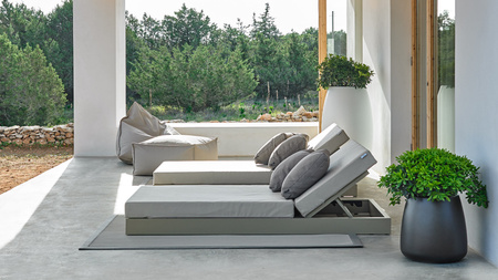 Leżanka Gandiablasco Chill Bed With Backrest 100