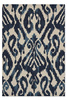 Sanderson Dandelion Clocks Kasuri Indigo 446208 Outdoor rug