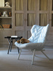 Foliage Trevira Armchair Black Orange