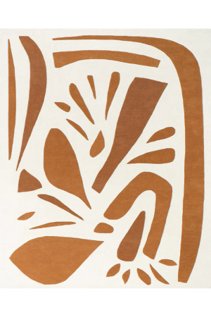 Toulemonde Bochart Alpha Terracotta Carpet