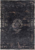 Louis de Poortere Fading World Medallion Rug Mineral Black 8263