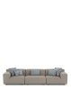 Plastics Outdoor Liberty 3 Seater Sofa Beige