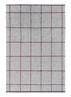 Dywan Brink&Campman Craft Matter Check Ash Stone Red 049100