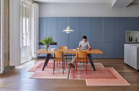 Gan Canevas Geo Coral Carpet
