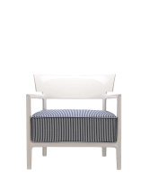 Cara Outdoor Armchair White Blue