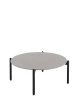 Undique Stolik Czarny Terrazzo Jasnoszary