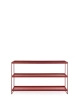 Trays 140 cm x 40 cm Regał Bordowy