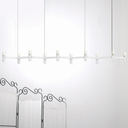 Lampa Wisząca Nemo Crown Plana Linea Polerowane Aluminium