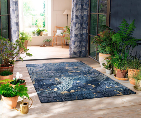 Dywan Morris&Co Acanthus Indigo 427318