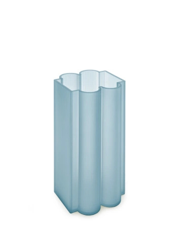 Okra 34 cm Bright Blue Vase