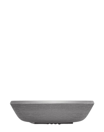 Trama Soup Plate Set (4 pieces) Anthracite