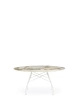 Glossy XXL Ø150 cm Symphonie White Table
