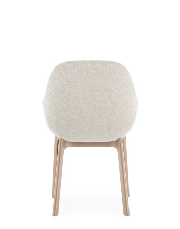 Clap Tissue Shirley Powder White Armchair