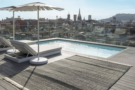 Nanimarquina Tres Outdoor Texture Carpet Black