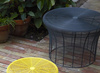 Gan Aram High Anthracite Table Ø61 cm