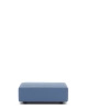Plastics Tech Fabric Puff Blue