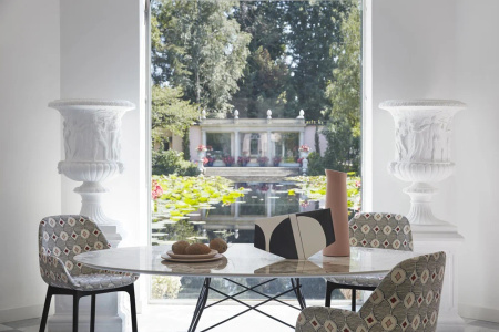 Clap Rubelli Armchair White Cream