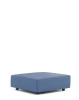 Plastics Tech Fabric Puff Blue