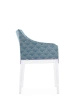 Madame Liberty Chair Transparent Blue