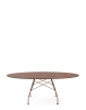 Glossy XXL Outdoor Oval 192x118 cm Stół Bordowy