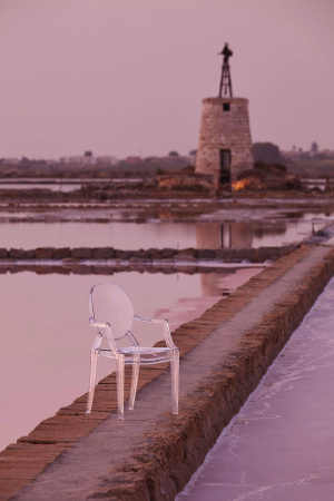 Louis Ghost Chair Blue