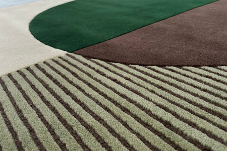 Serge Lesage Ombres Emerald carpet