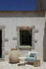  Cara Outdoor Armchair White Blue