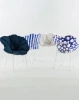 Alice's Flowers Pillow Blue Dots