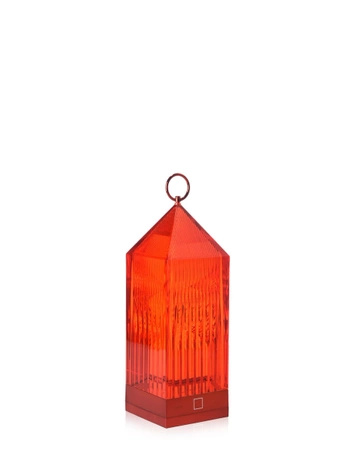Lantern Table Lamp Red