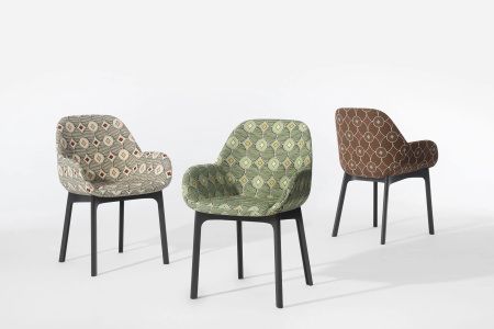 Clap Rubelli Armchair Black Brown