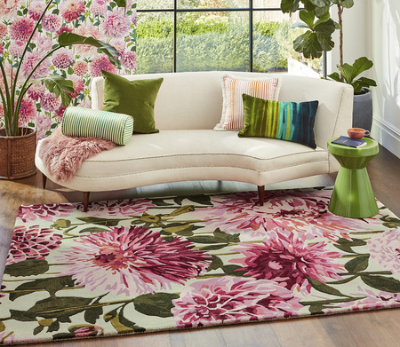 Harlequin DAHLIA FUCHSIA PALM carpet 142402