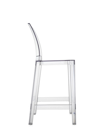 One More Please 65 cm Hocker Transparent