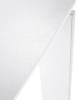  Four Rectangular 223x79 cm Stół Biały Biały