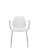Maui Chair Chrome White