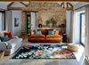 Sanderson Stapleton Park Navy Burnt rug 45318