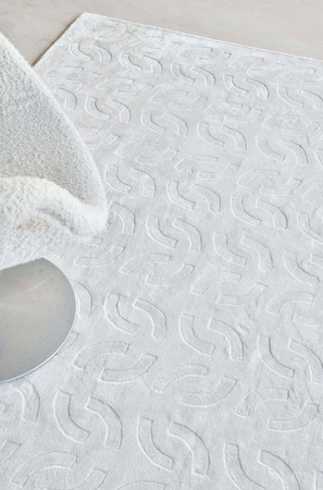 Toulemonde Bochart Wilton Blanc carpet
